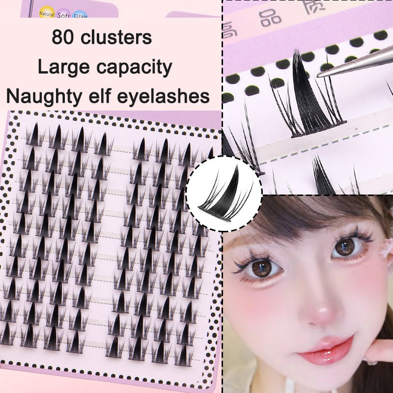 Segmented False Eyelashes for Custom Natural Volume