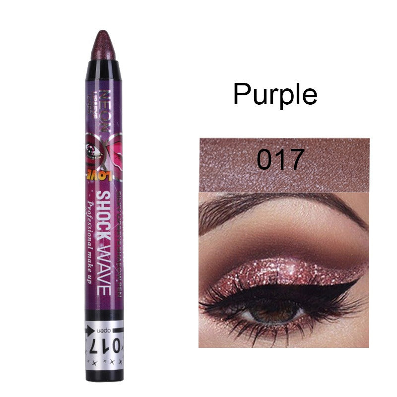 Eye and Lip Pencil Set: 36 Glitter Shades, 2-in-1