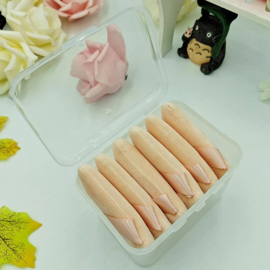 Triangle Powder Puff for Precise Makeup Setting Tool