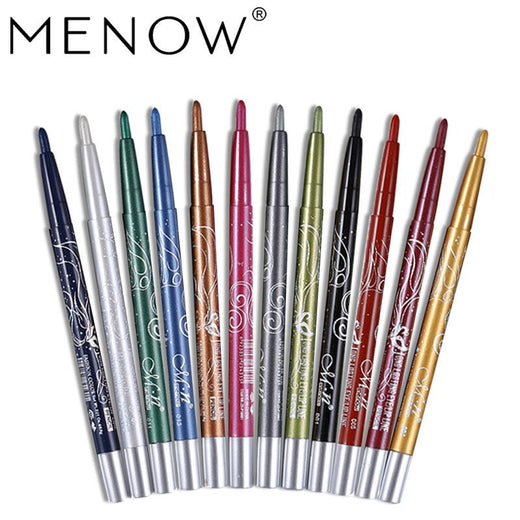12-Color Eyeliner Pencil Set for Long-Lasting Looks