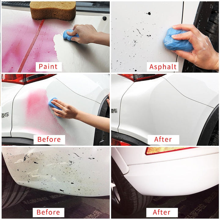 Car Detailing Clay Bar — Removes Tar & Overspray, Scratch-Free