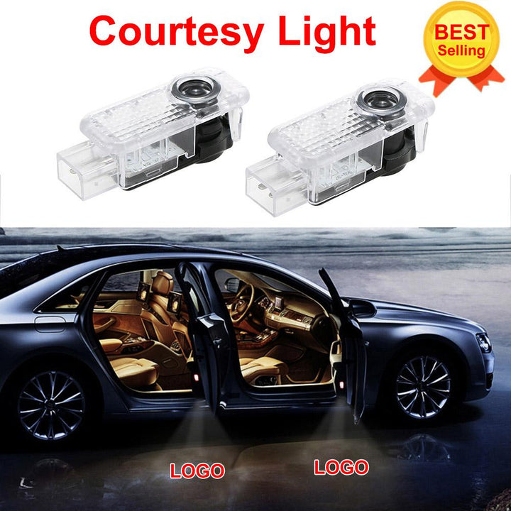 Audi Door LED Logo Projector Lights — Ghost Shadow Courtesy