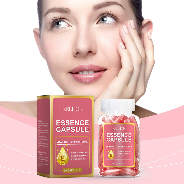 Vitamin E Essence Capsules – Brighten & Even Skin Tone in 8