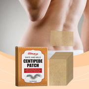South Moon Centipede Patch box with 10 individual tan herbal patches displayed