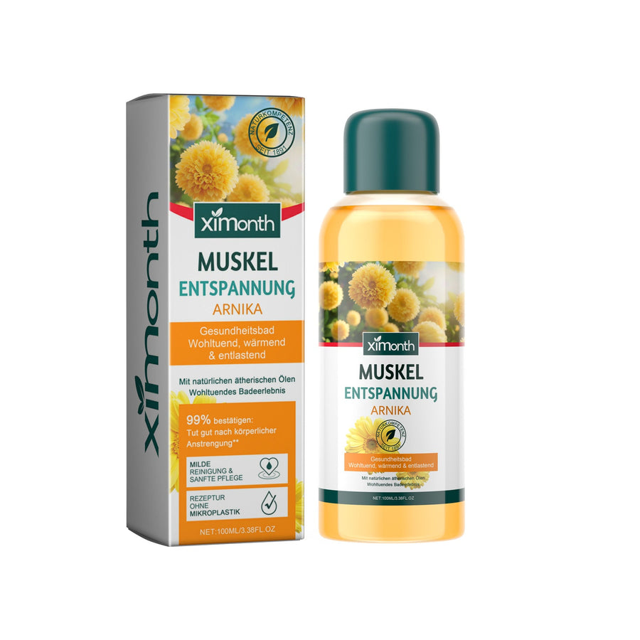 Arnika Bath Oil for Sore Muscles & Dry Skin Relief