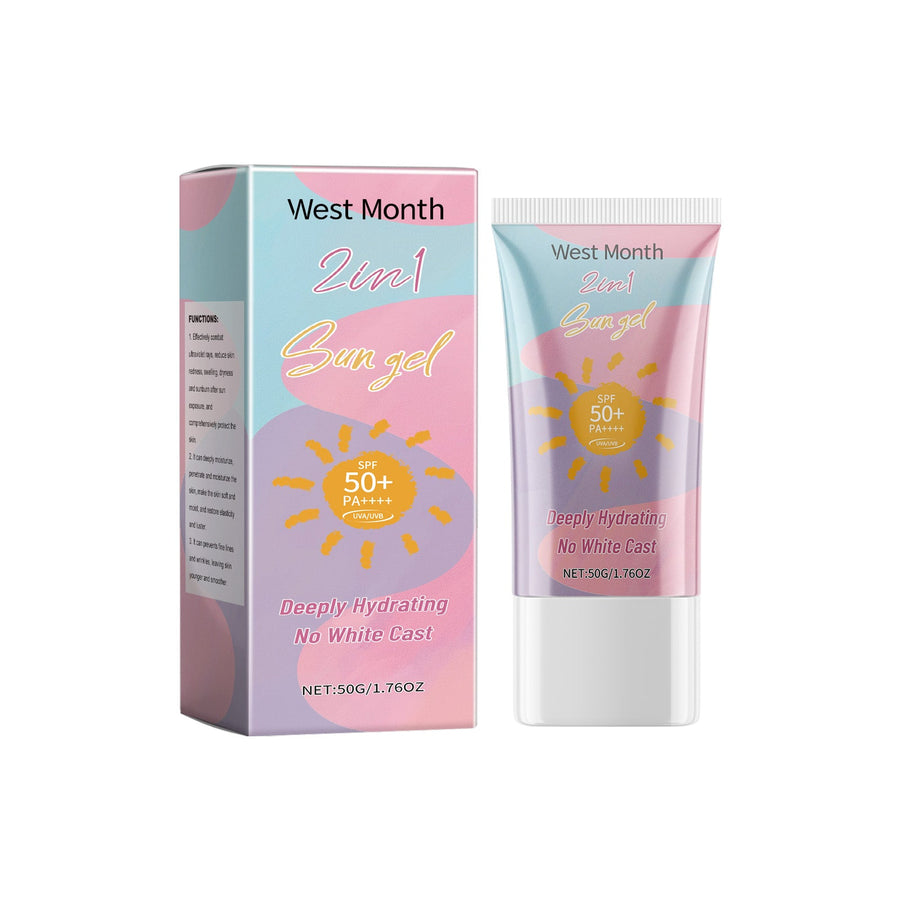 SPF 50+ Sun Gel Moisturizer With No White Cast