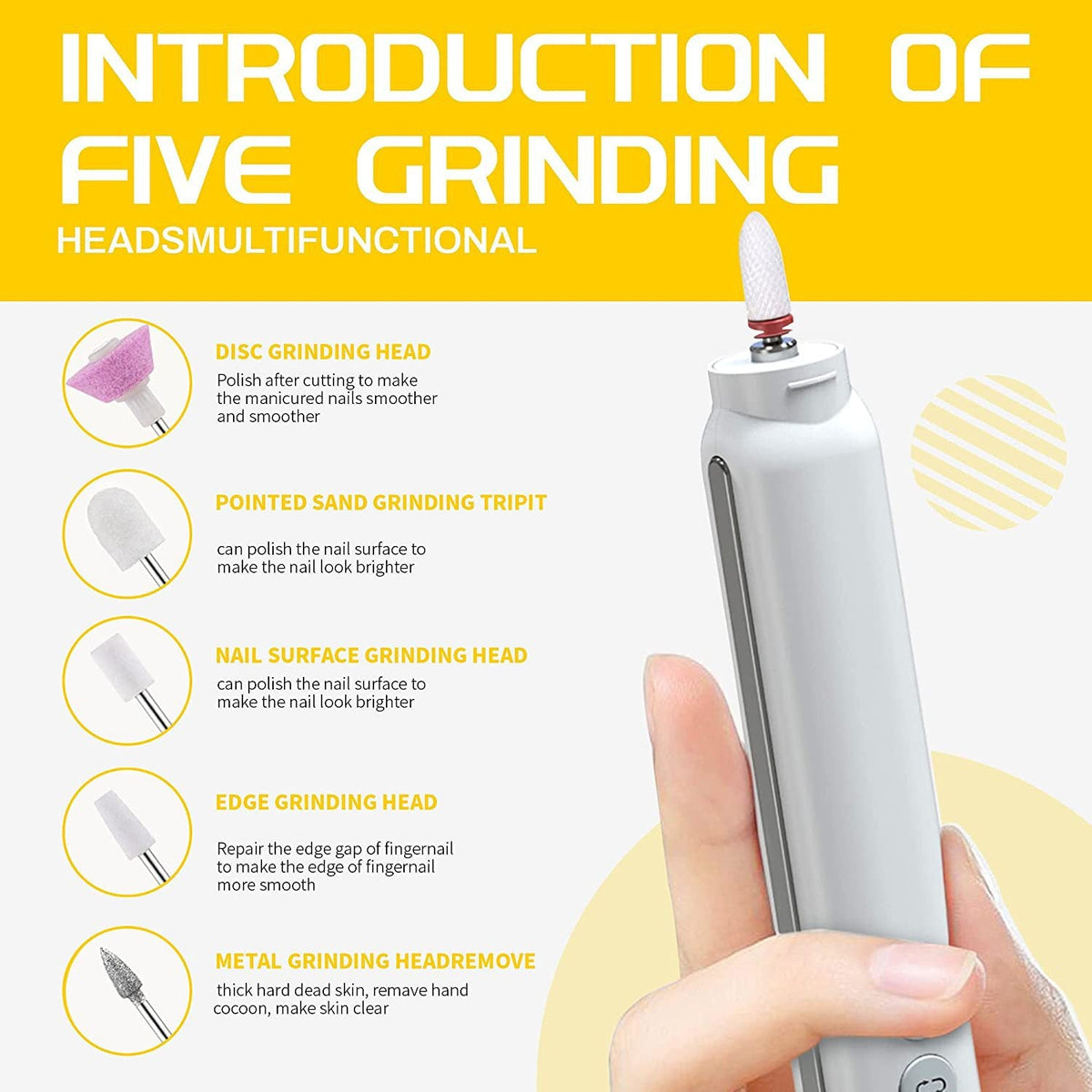Electric Nail Polisher — Salon‑Quality Manicure in 1 Minute