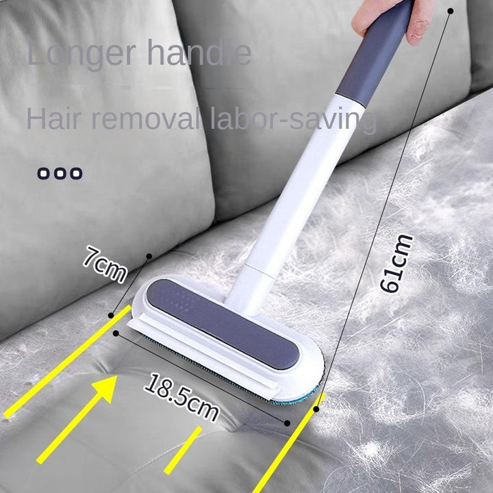 Pet Hair Remover Tool — No-Bend 61cm Long Handle