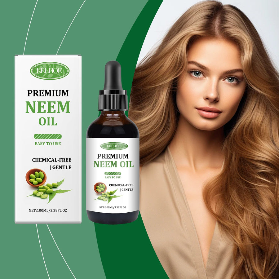 Neem Oil for Scalp, Skin & Nail Moisturizing Care