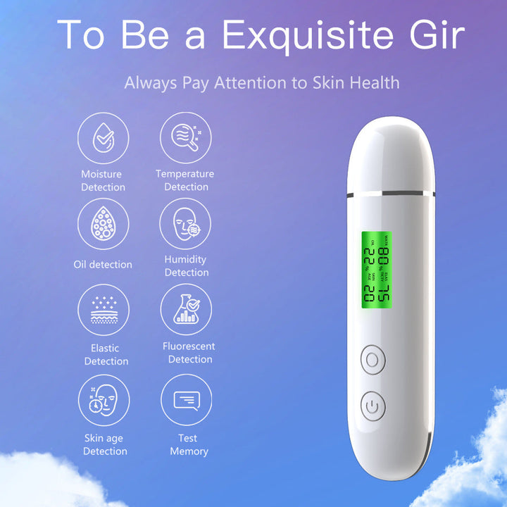 Skin Moisture Tester — Professional 10‑in‑1 Analysis