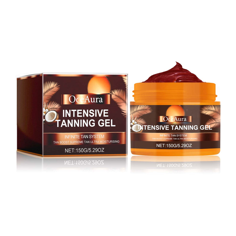 Intensive Tanning Gel - Sun-Free Wheat Glow, No Streaks