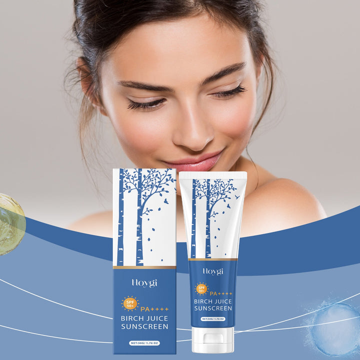 Birch Juice SPF 50+ Cream - No White Cast, Non-Sticky Feel