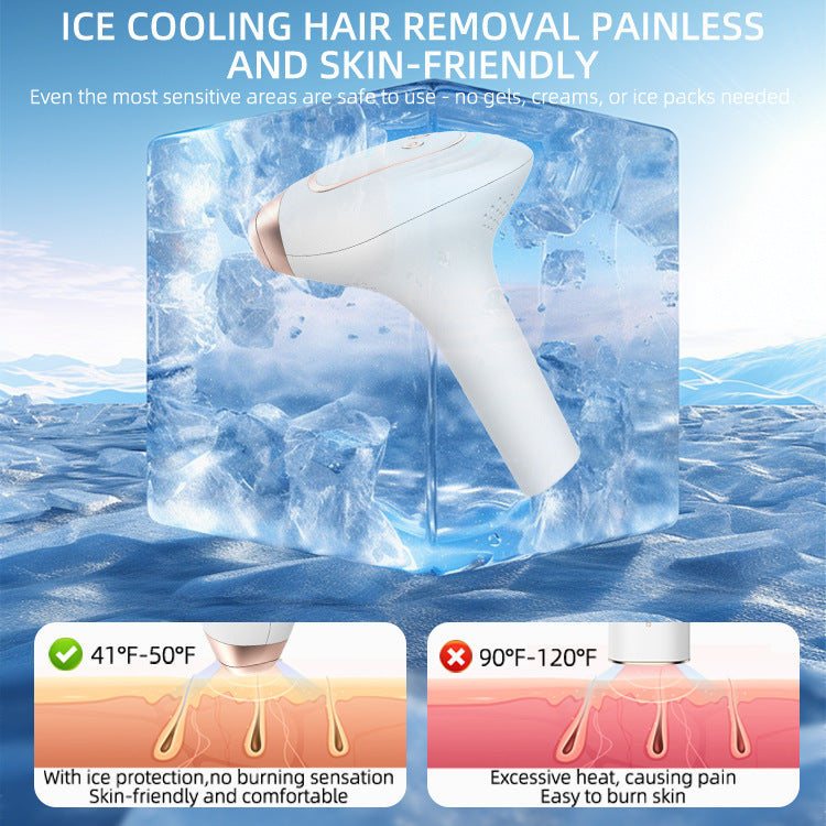IPL Hair Remover with Ice Cooling — Smooth Skin in 8 Weeks