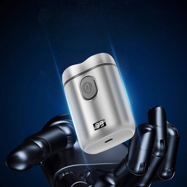 Portable Electric Shaver – Rechargeable Dual-Head Travel Razor