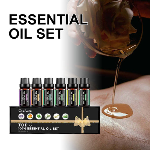 Essential Oil Set for Relaxing Body Massage & Skin Care