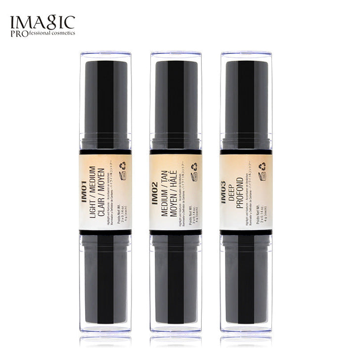 Double-Ended Contour Stick Highlighter Pen for Face