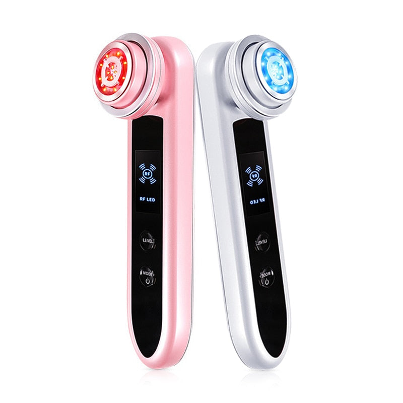 RF EMS LED Facial Device for At-Home Skin Lifting