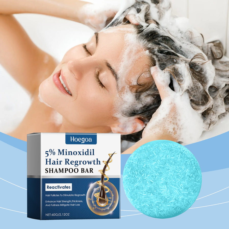 5% Minoxidil Shampoo Bar for Thinning Hair Support