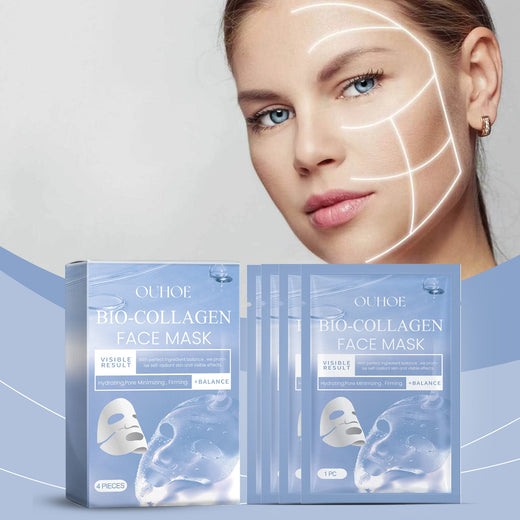 Bio-Collagen Face Mask Set for Fine Lines & Hydration