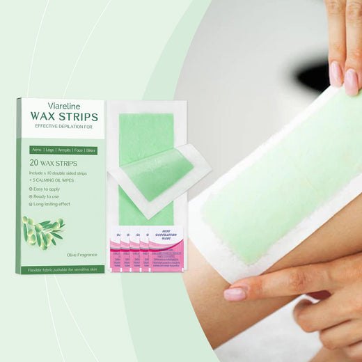 Viareline Wax Strips - Gentle At-Home Hair Removal