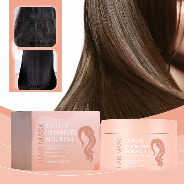 Hair Mask for Dry Hair | 10-Minute Glossy Repair