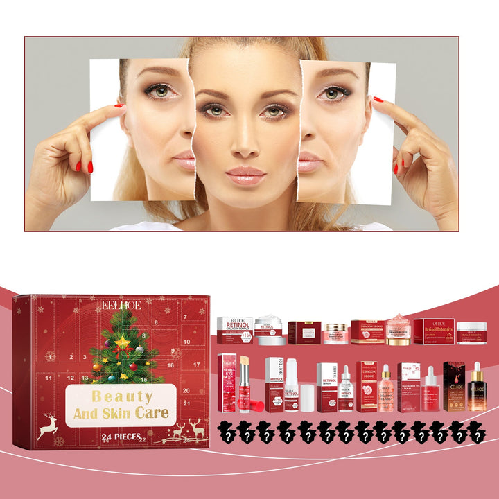 24-Piece Beauty Blind Box Skincare Gift Advent Calendar