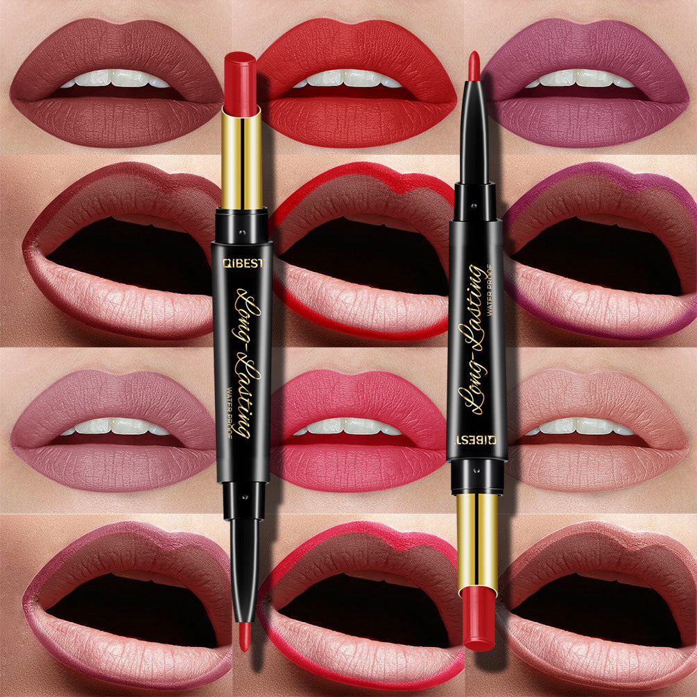 Double-Ended Lipstick Pen for Defined, Lasting Color