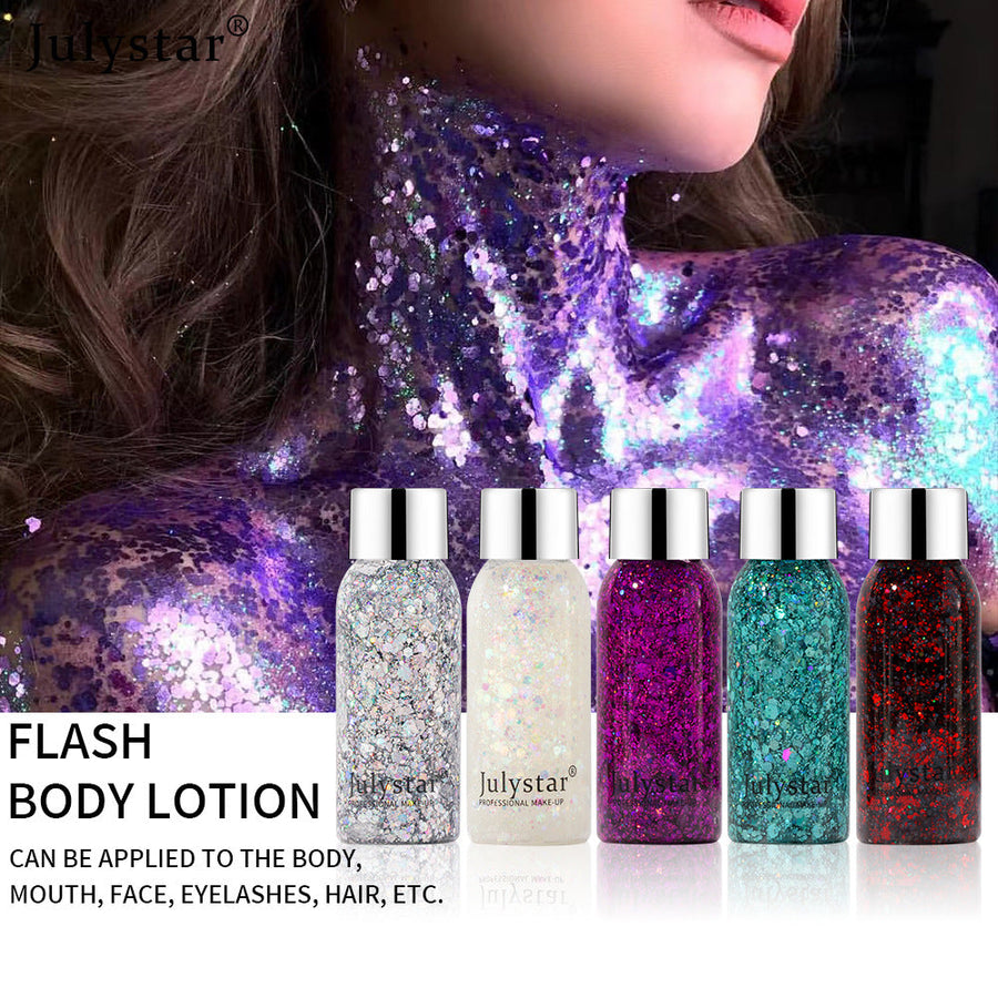 Liquid Glitter Gel Set for Face & Body Makeup Sparkle