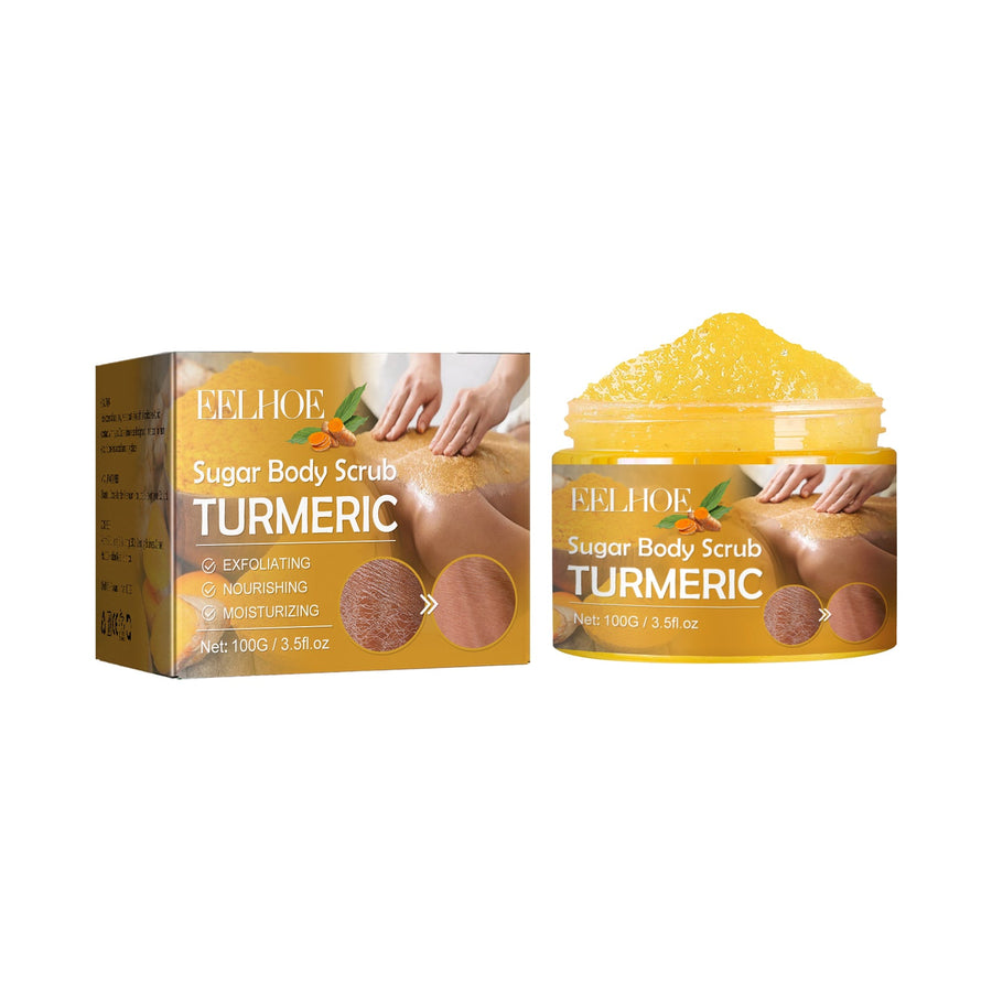 Turmeric Sugar Body Scrub for Acne Marks & Dark Spots