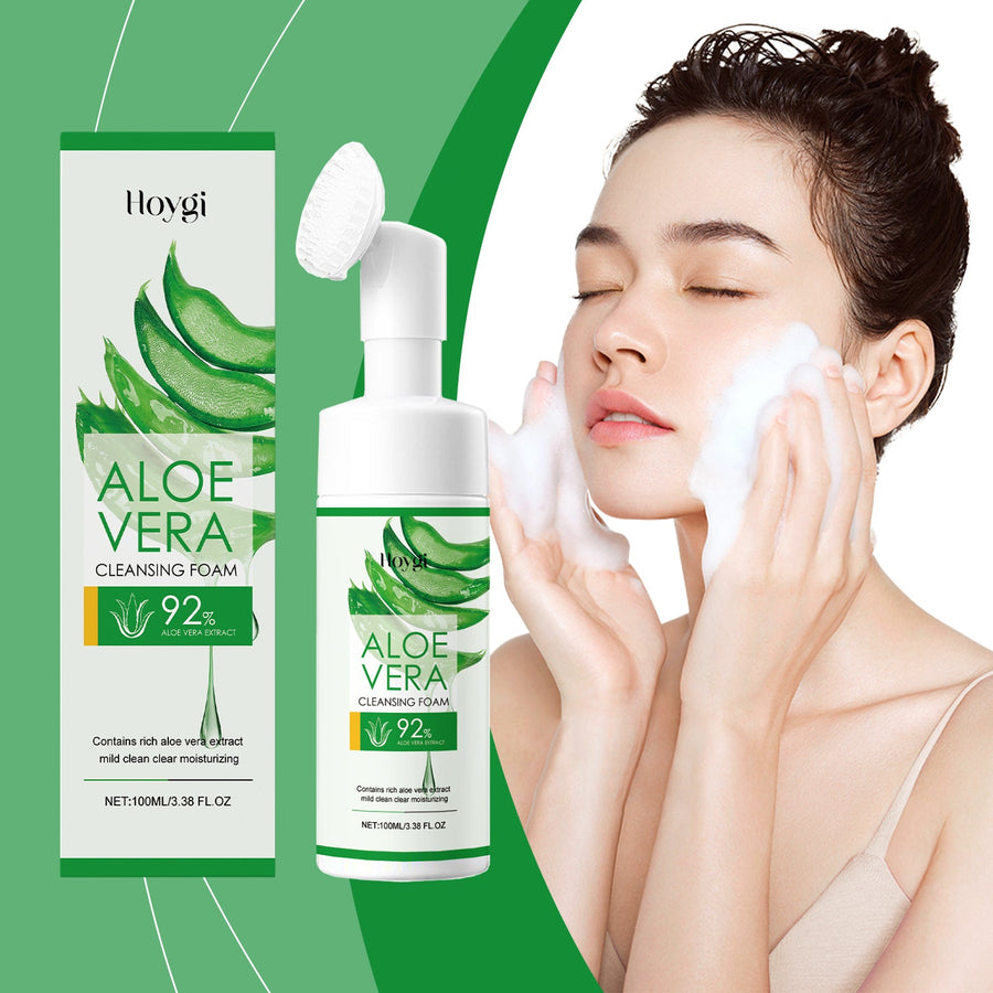 Aloe Vera Foaming Cleanser for Hydrated, Clearer Skin