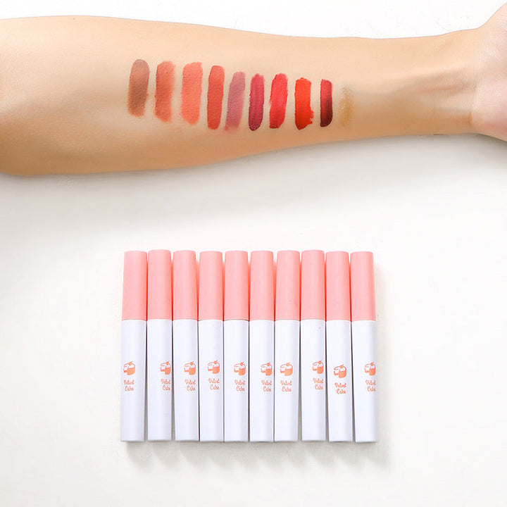 10-Shade Matte Liquid Lipstick Set for Every Look