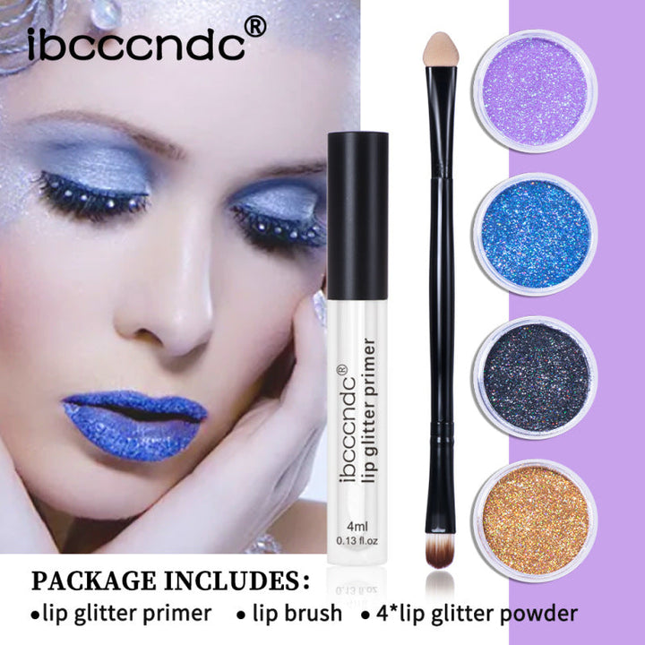 Glitter Lip Gloss Set for 8-Hour Multidimensional Sparkle