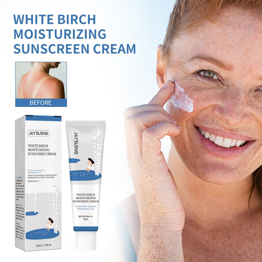 White Birch SPF50+ Daily Moisturizing Sunscreen Cream