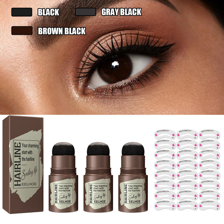 Eyebrow Stamp Kit for Fast, Natural-Looking Brow Shape