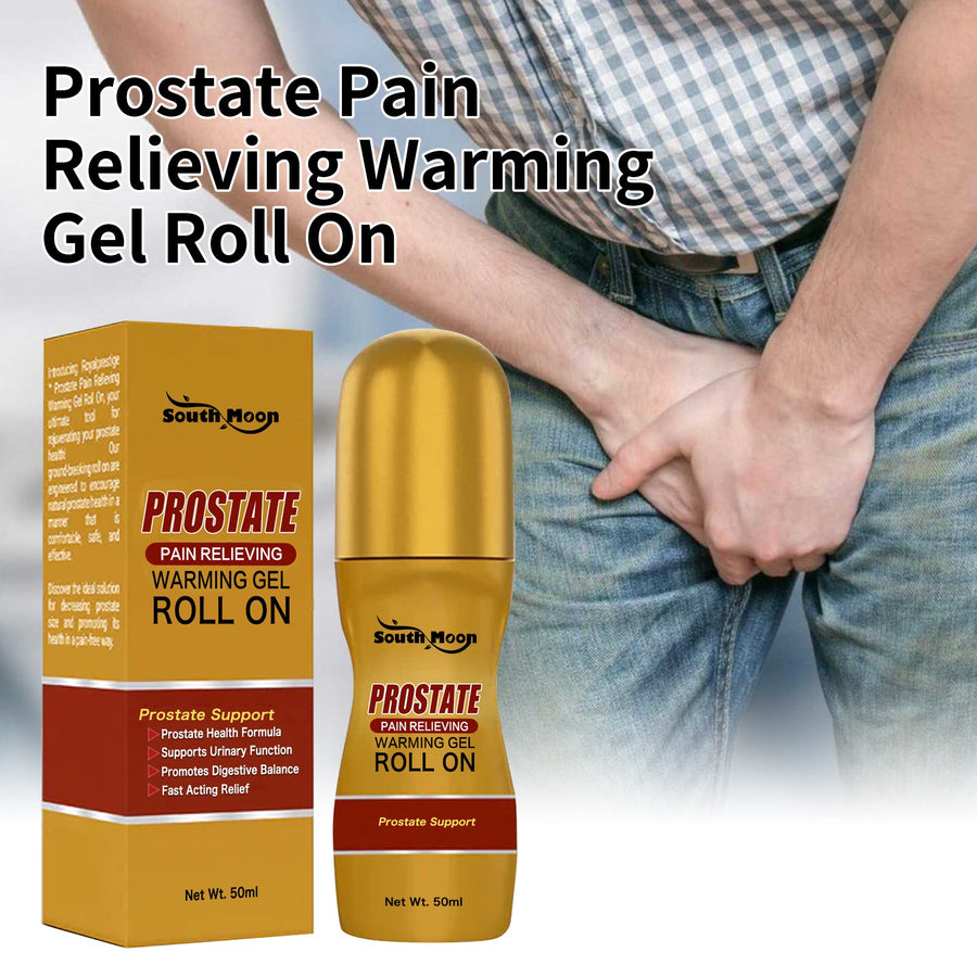 Prostate Pain Relief Warming Gel Roll-On — Fast-Acting