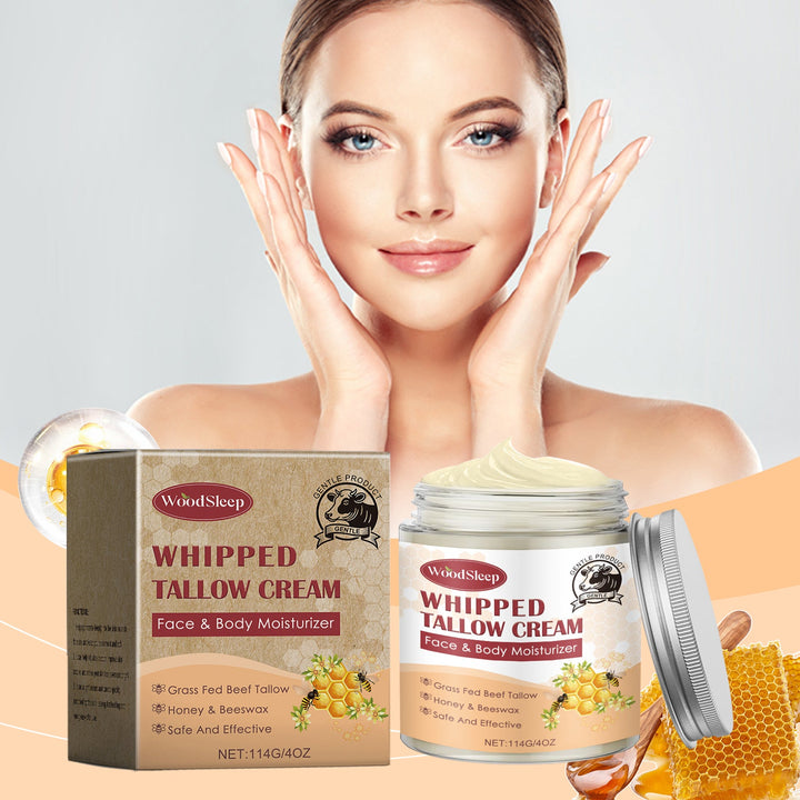 Tallow Honey Cream for Dry, Dehydrated Skin Relief