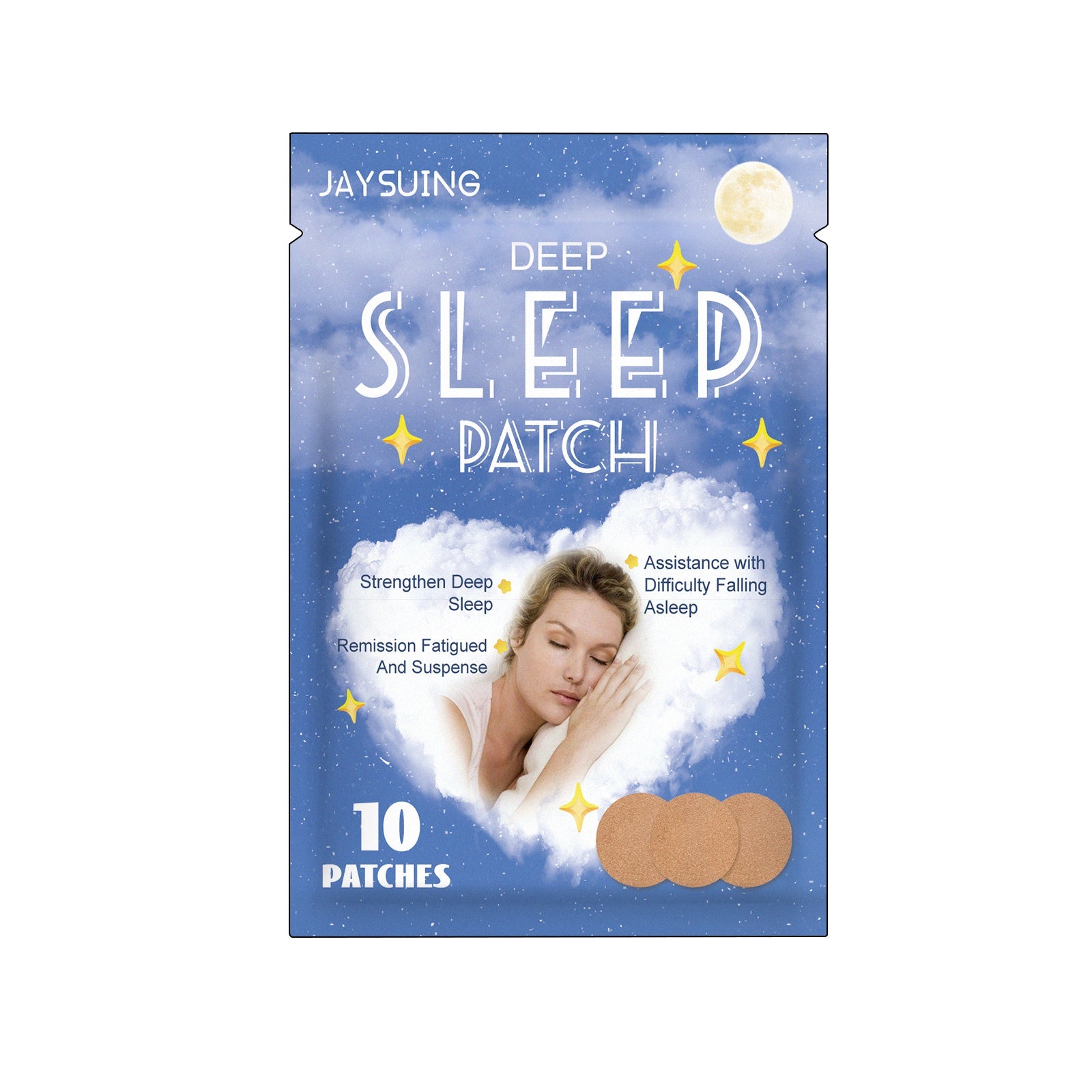 Side-by-side comparison: distressed woman covering head (BEFORE) versus peaceful sleeping woman (AFTER)