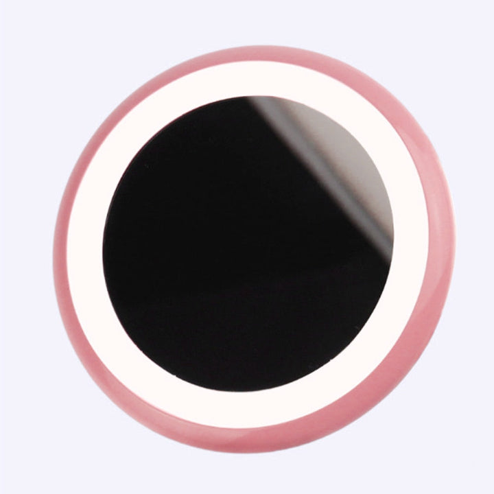 Round LED Makeup Mirror with 12 Lights — Flawless Makeup