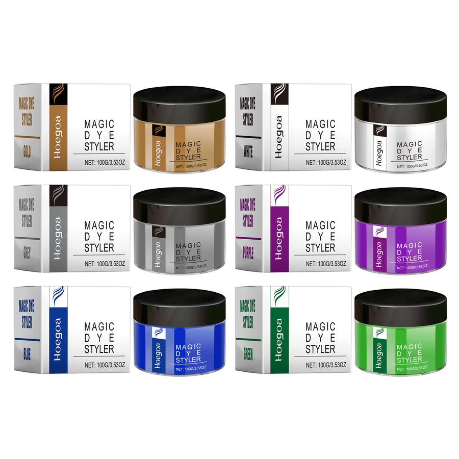 Hair Color Wax Styler for Easy Vivid Temporary Color