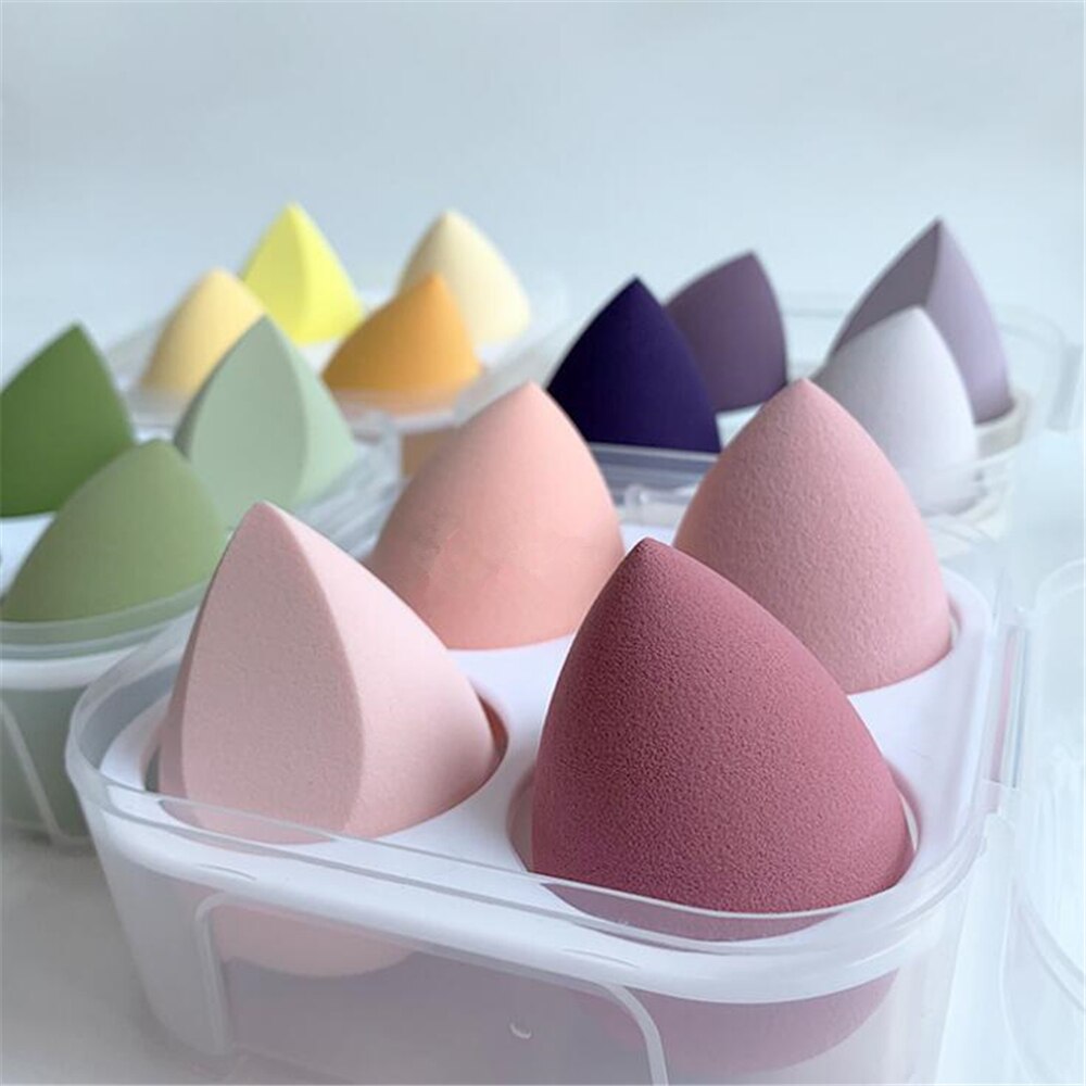 Makeup Sponge Set — Flawless Blending with 4 Velvety Puffs