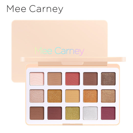 15-Color Eyeshadow Palette for Warm, Lasting Looks