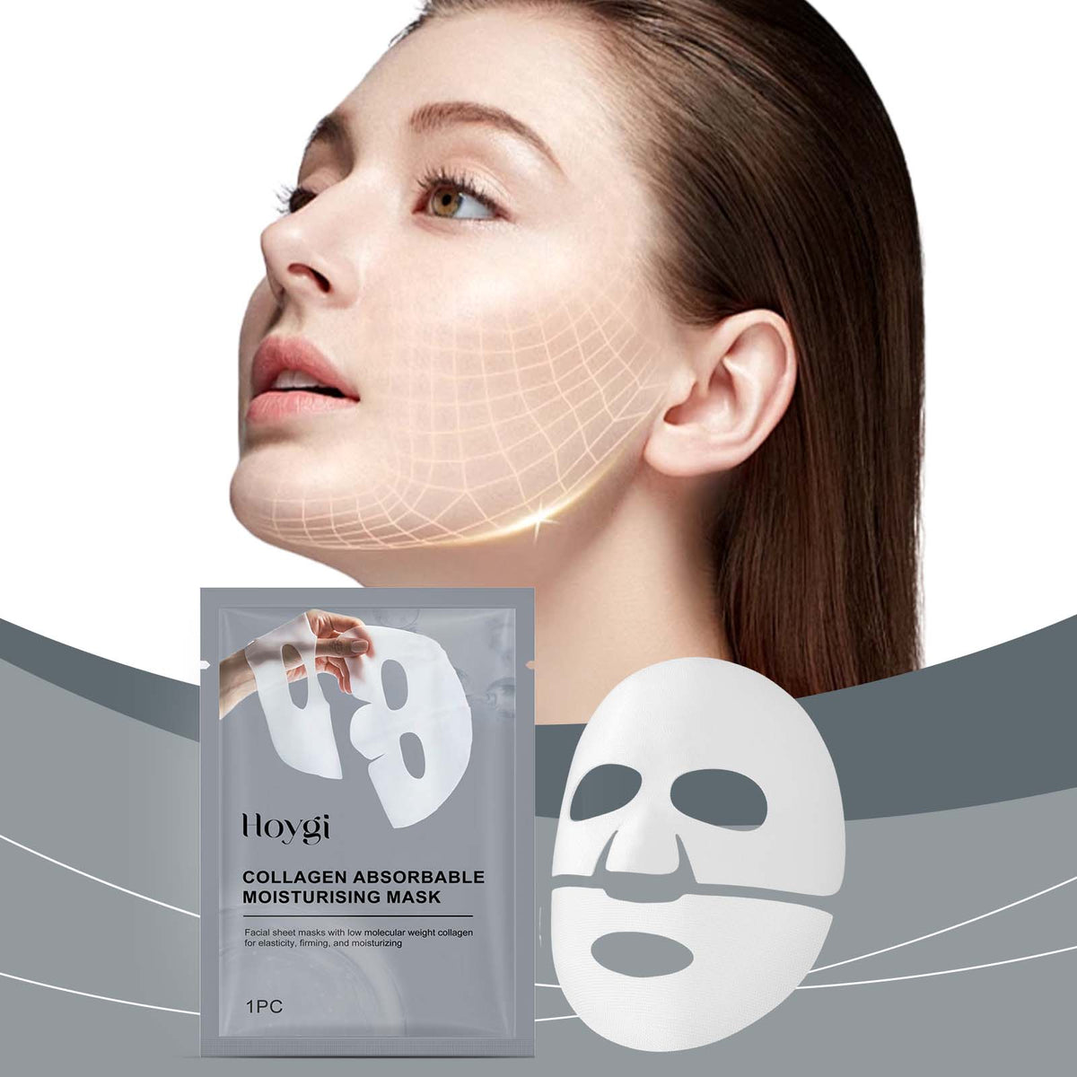 Collagen Sheet Mask for Fine Lines & Sagging Skin