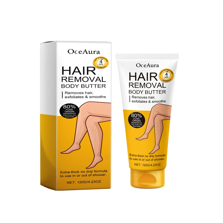 Hair Removal Body Butter - Painless 4-Minute Formula