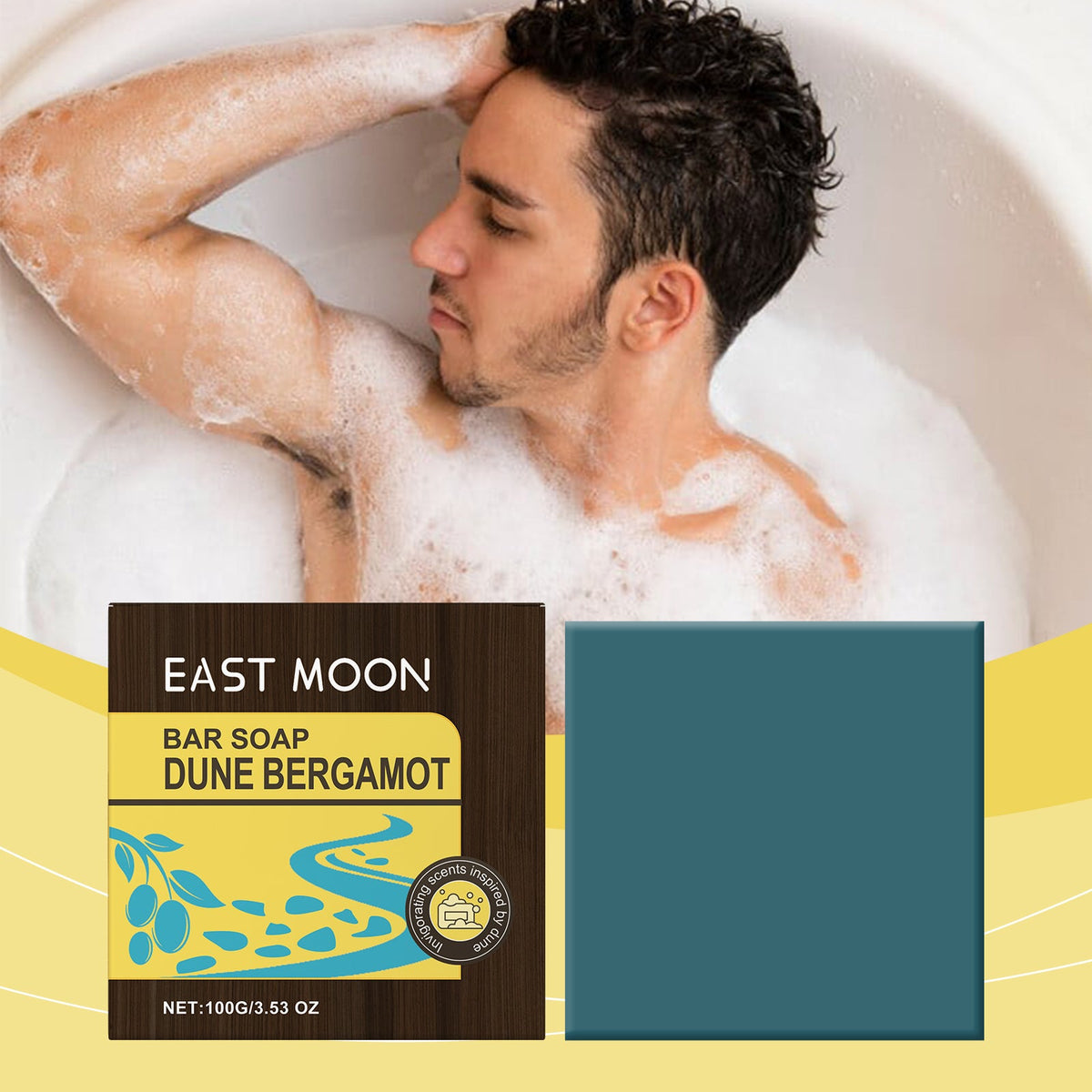 Moisturizing Bar Soap — Bergamot Scent & Oil Control