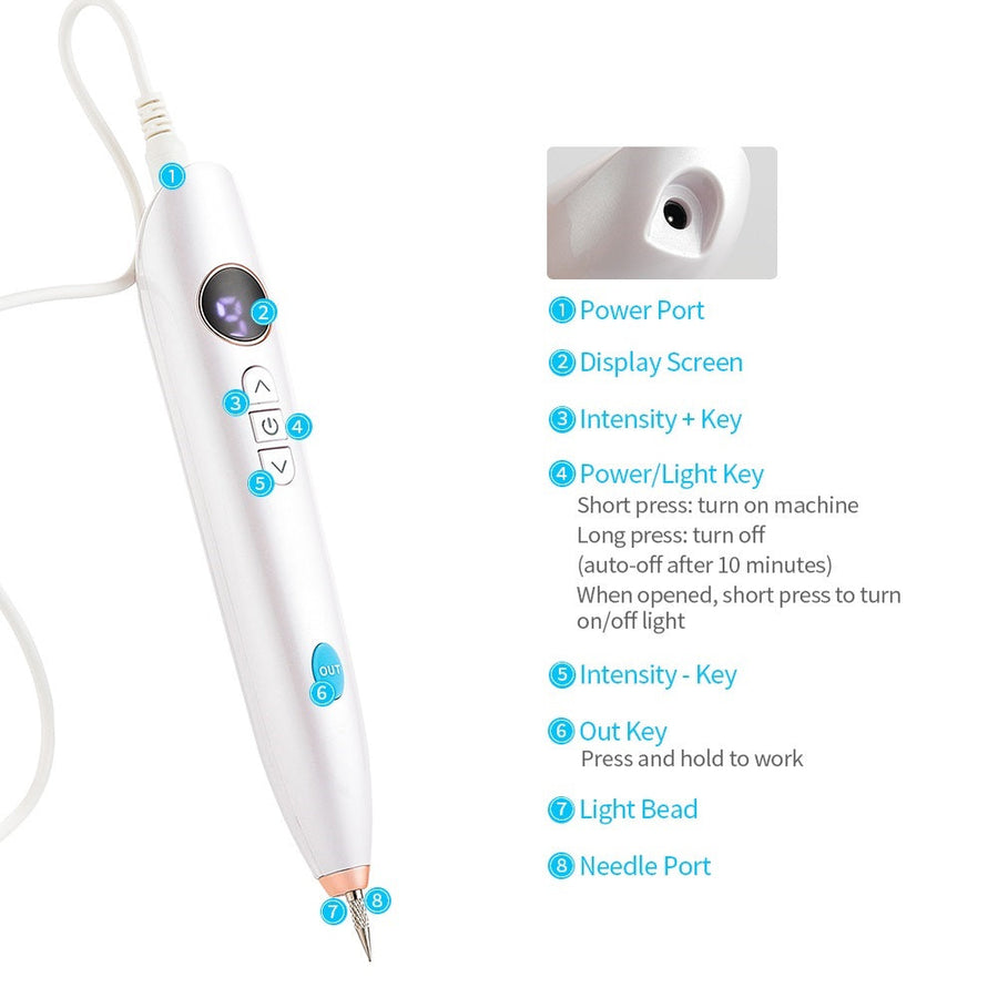 USB Spot Removal Pen with 9-Level Precision Control
