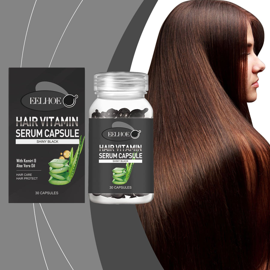 Hair Serum Capsules for Smooth, Shiny, Moisturized Hair