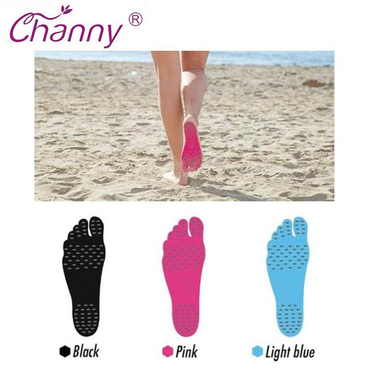 Stick-On Foot Soles — Barefoot Beach Protection That Stays