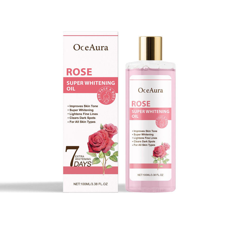 Rose Body Oil for Visibly Brighter, Even Skin in 7 Days