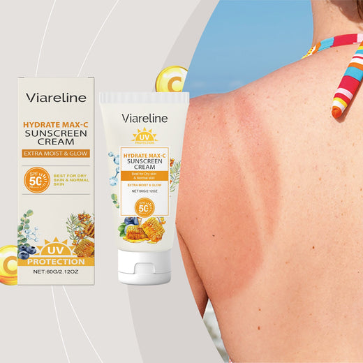 SPF 50+ Hydrating Face Cream With Glow, No White Cast