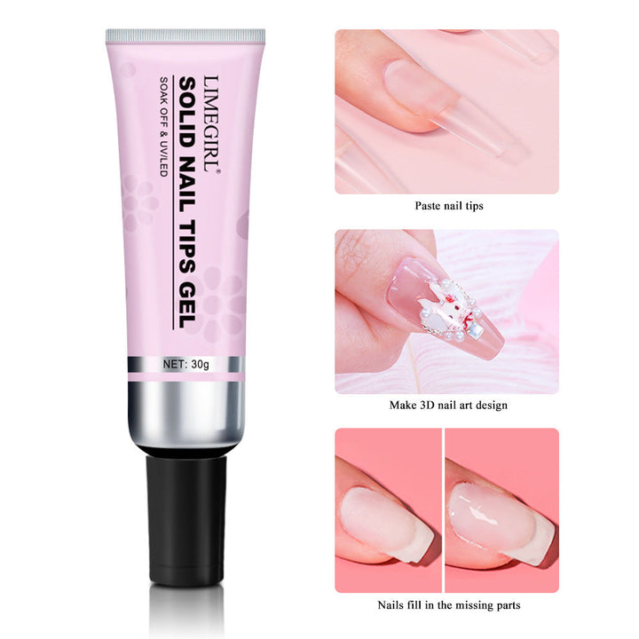 Press‑On Nail Kit with UV Lamp — Salon‑Quality DIY Nails